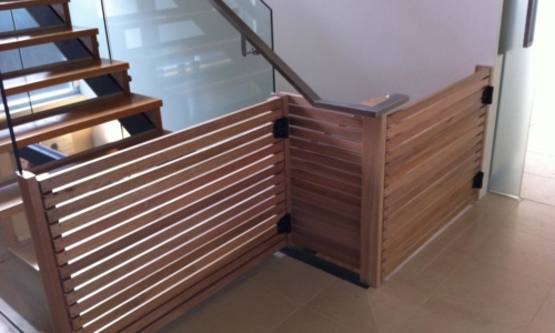 Harwood Menuisier barrière de sécurité escalier bébé